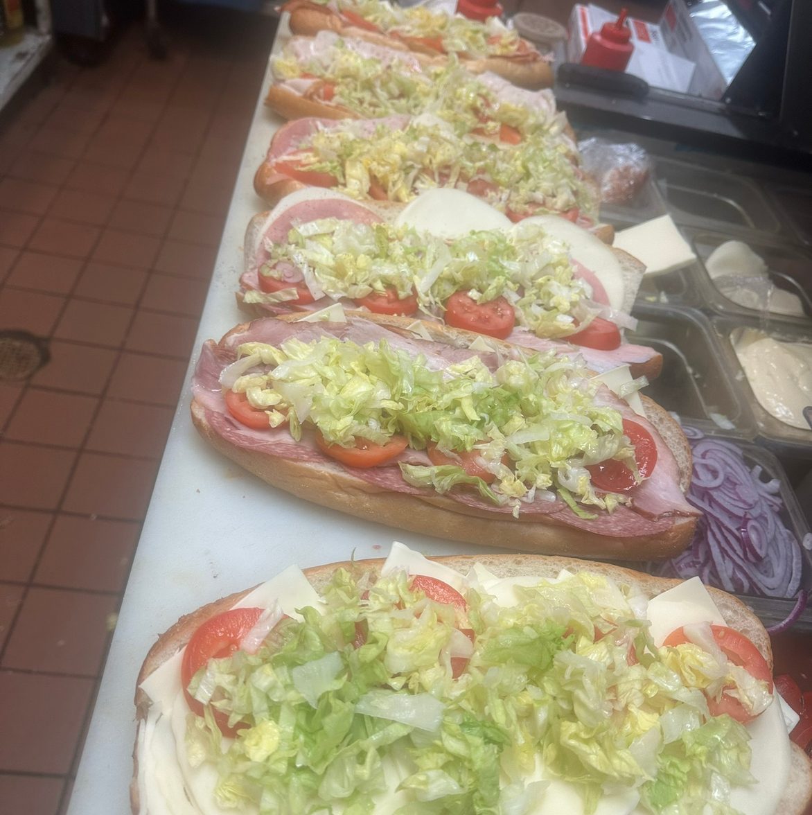 Mixed Cheese Hoagie.