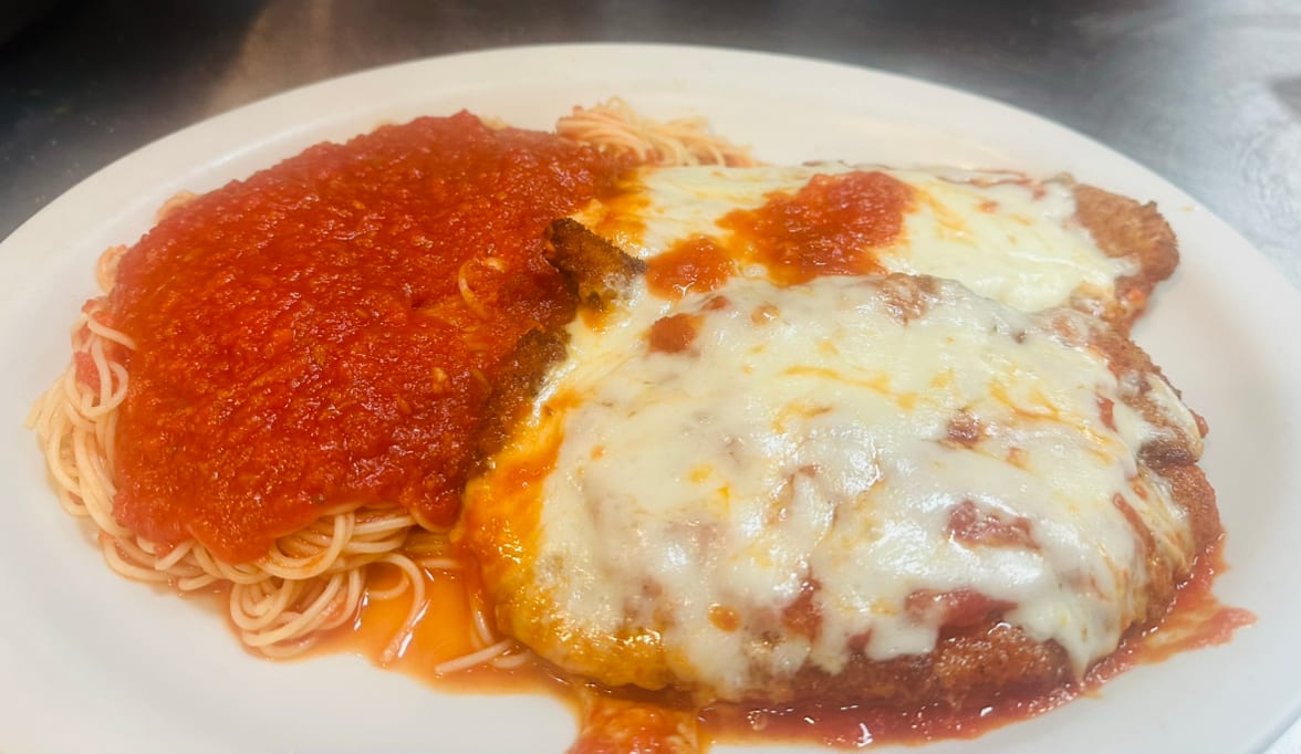 Chicken Parmigiana.
