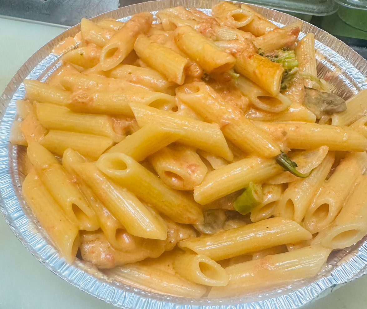 Pasta with Vodka Cream.