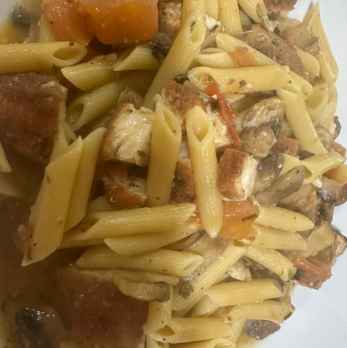 Penne Con Pollo.