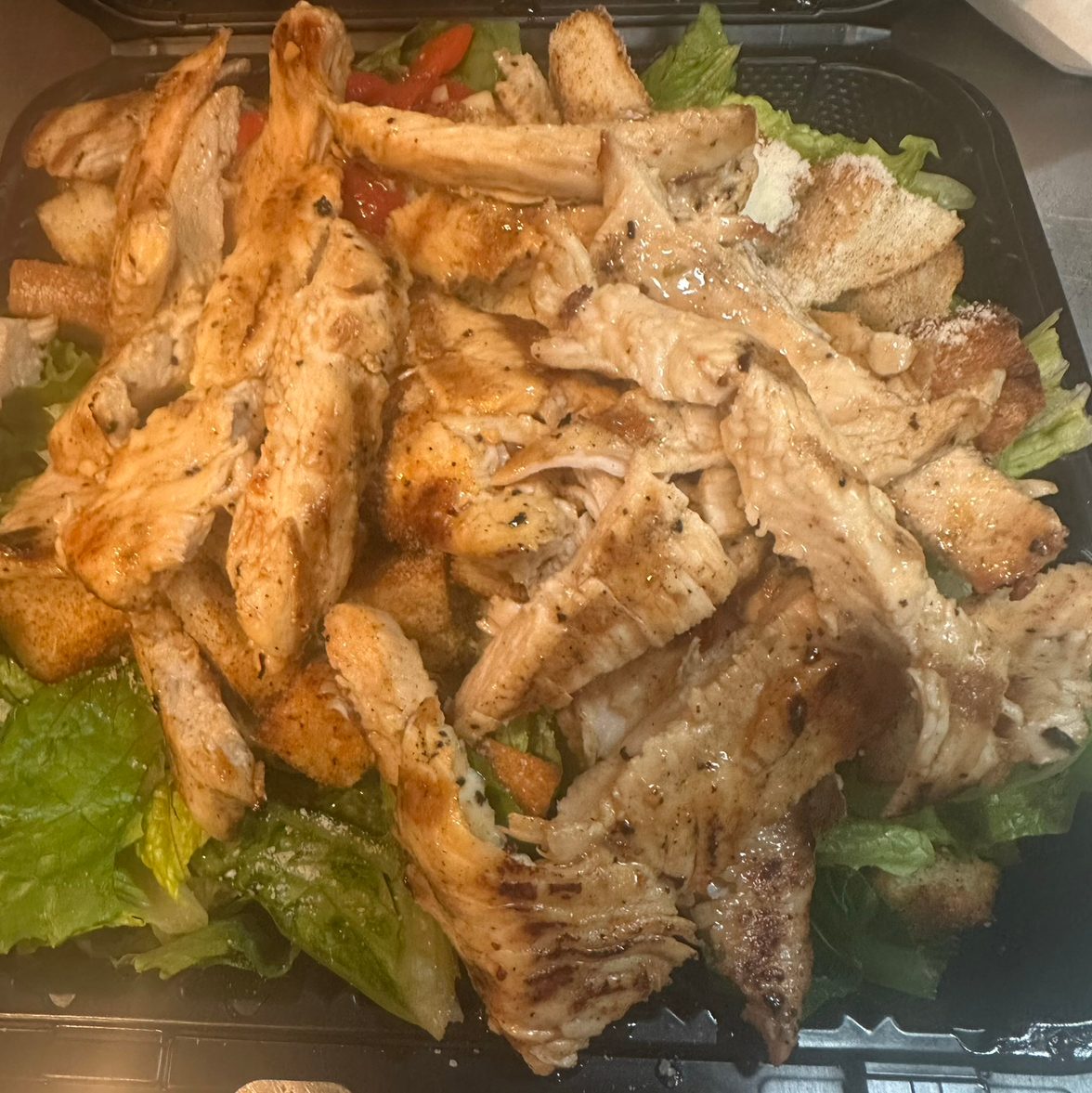 Caesar Salad with Chicken.
