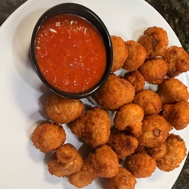 Breaded Mushrooms.