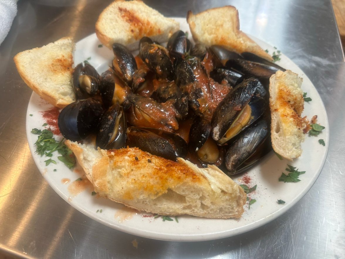 Mussels.