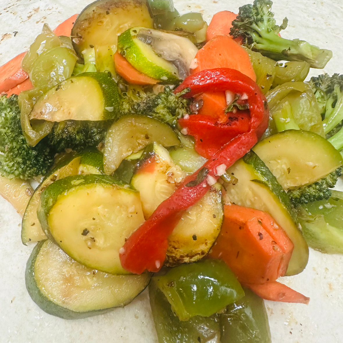 Side of Grilled Veggies.