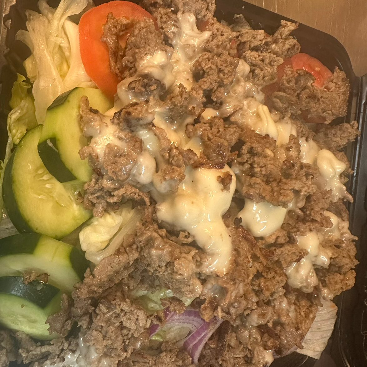 Cheesesteak Salad.