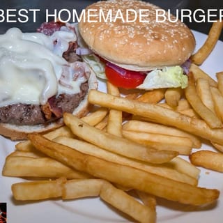 Cheeseburger, French Fries & Soda Lunch