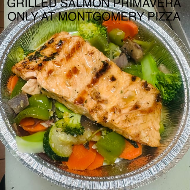 Salmon Primavera.