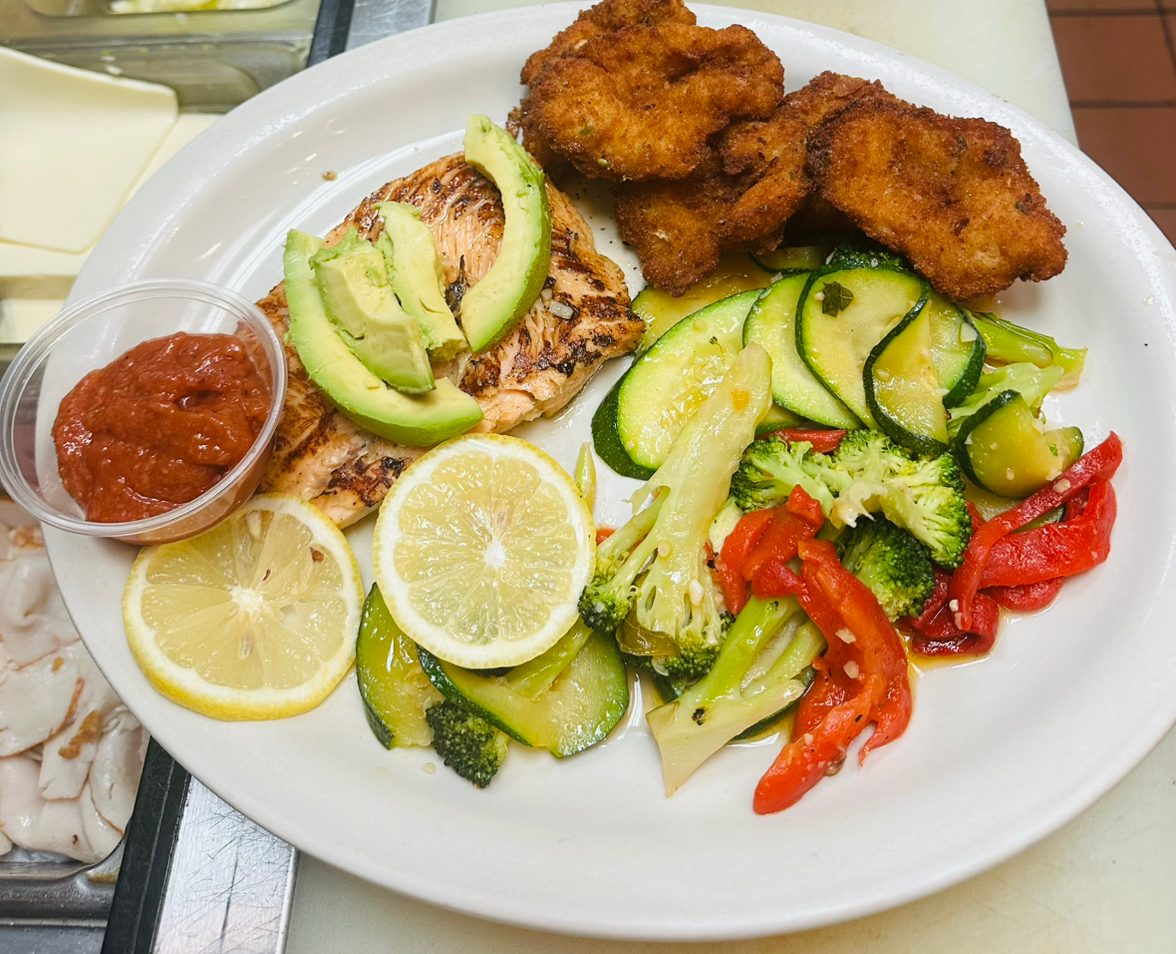 Salmon Primavera.