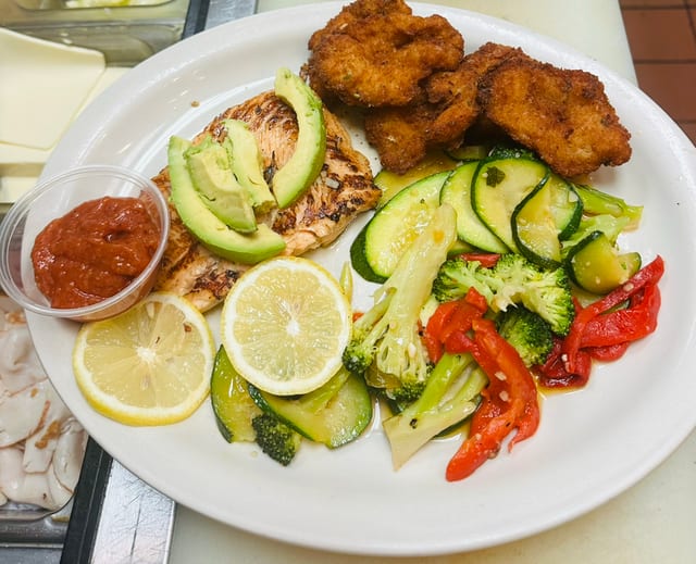 Salmon Primavera.
