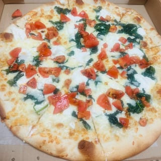 Spinach Ricotta White Pizza