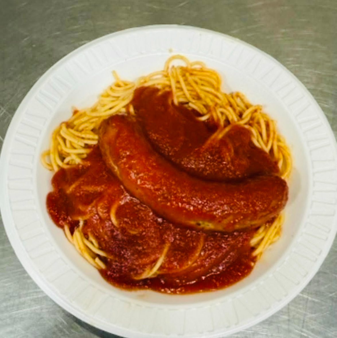 Pasta with Sausage.