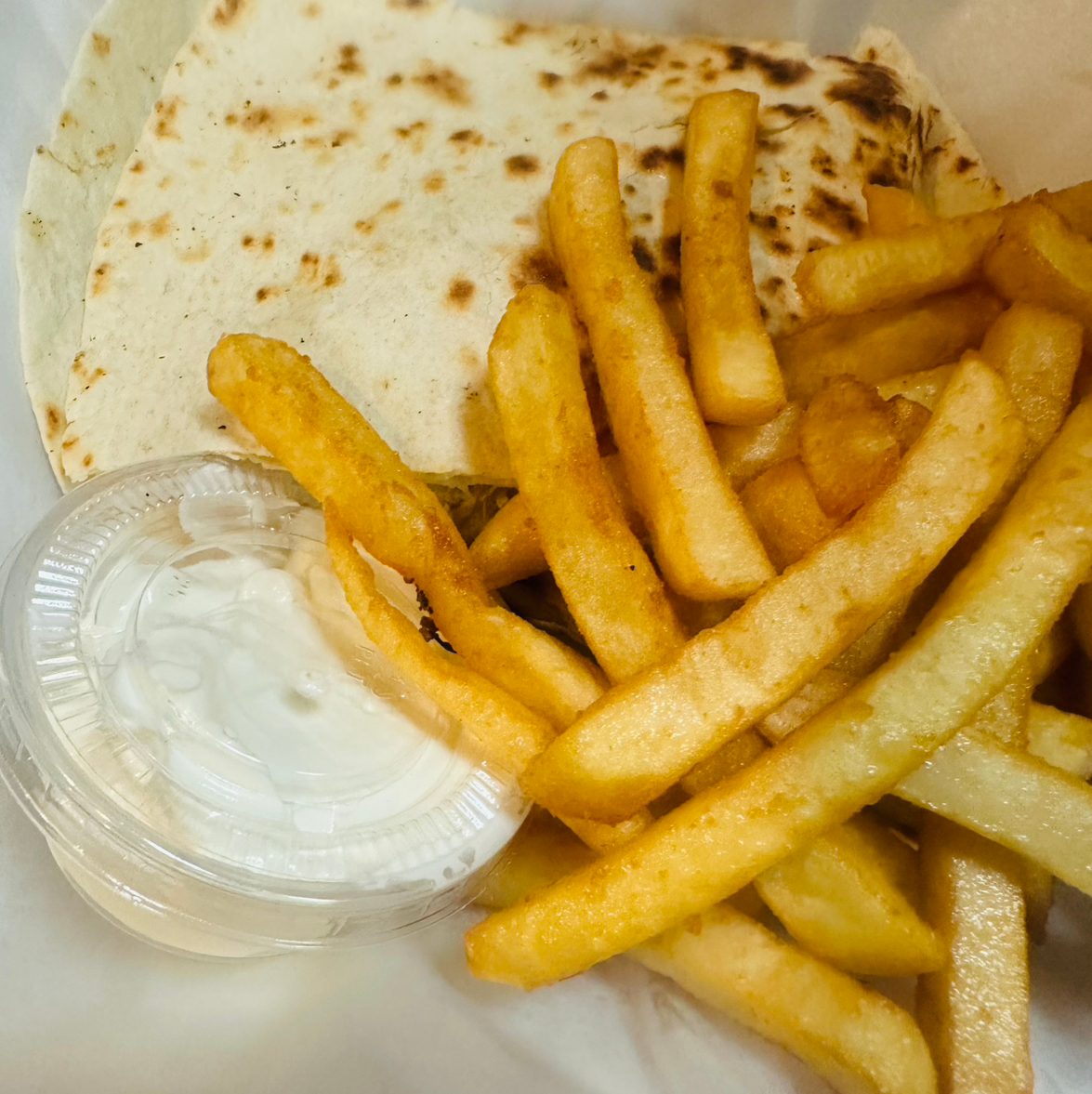 Chicken and Cheese Quesadilla.