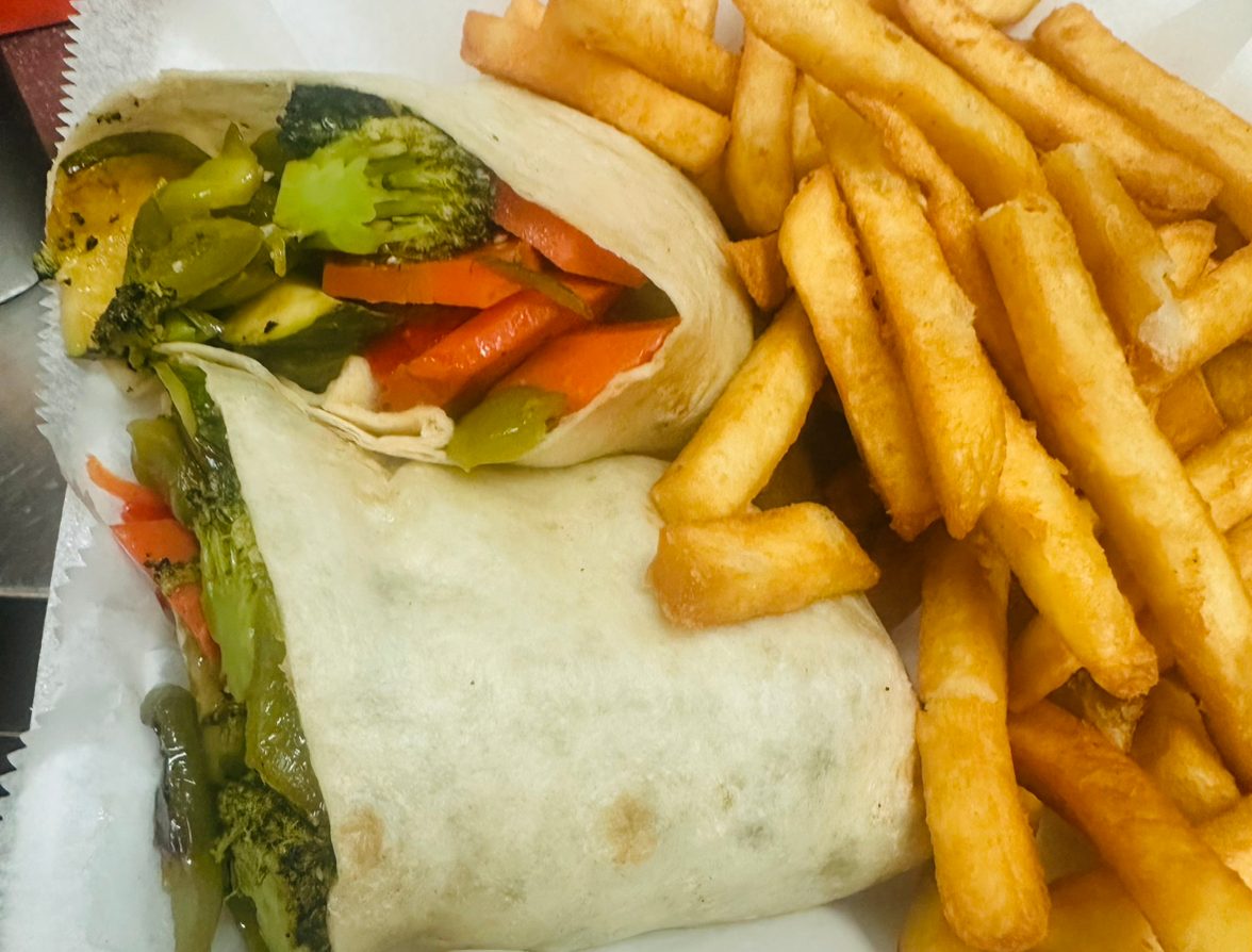 Grilled Vegetables Wrap.
