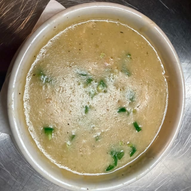 White Creamy Chicken Chili Soup.