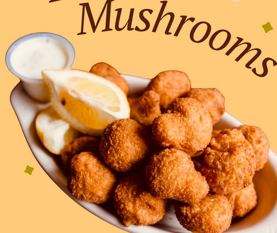 Breaded Mushrooms.