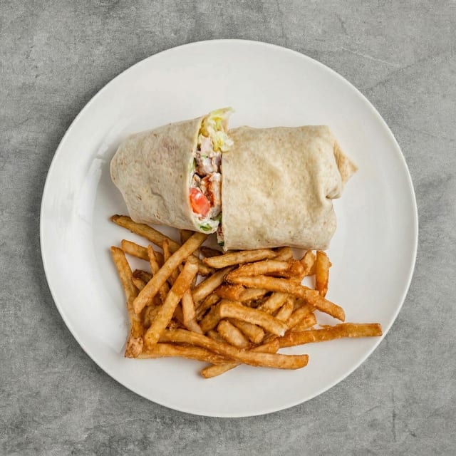California Chicken Deluxe Wrap.