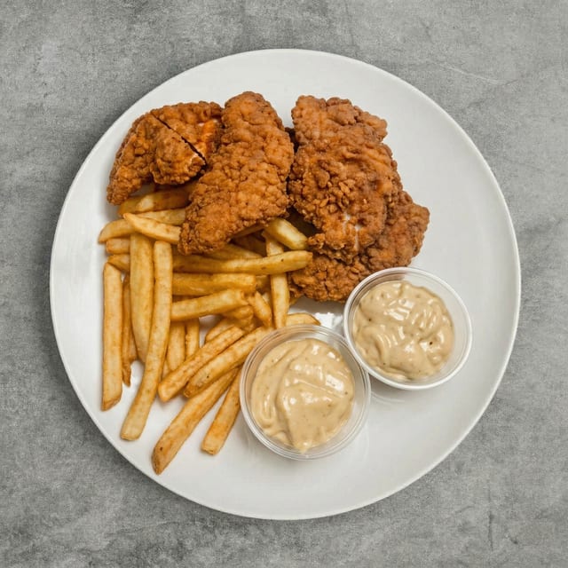 Chicken Fingers & Fries.