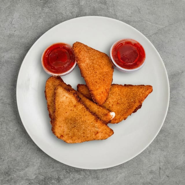 Half Moon Mozzarella Sticks.