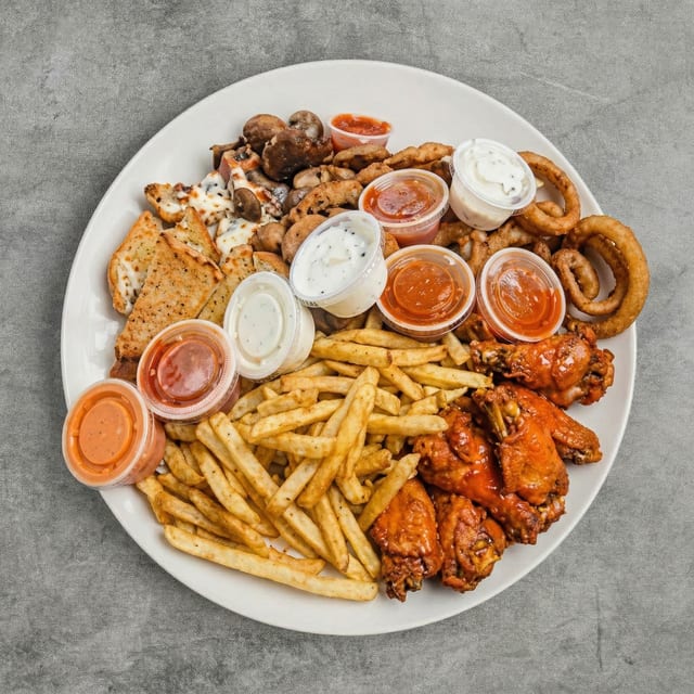 Hot Combo Appetizer Tray Catering.